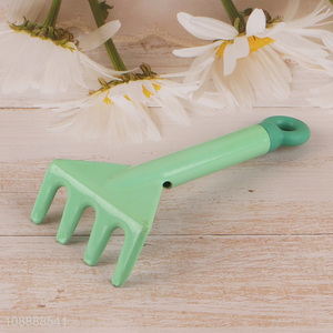 Good quality hand tool stainless steel kids garden rake for sale