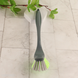 Wholesale pot scrub brush kitchen cleaning brush with long handle