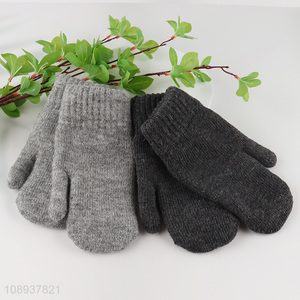 Hot selling winter warm thickened woolen gloves