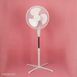 China Imports 40W 16 inch Oscillating Stand Fan Pedestal Floor Fan