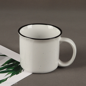 Yiwu market ceramic coffee cup water mug with handle