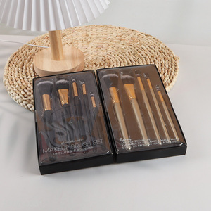 Top selling 5pcs professional cosmetic makeup brush set for makeup tool