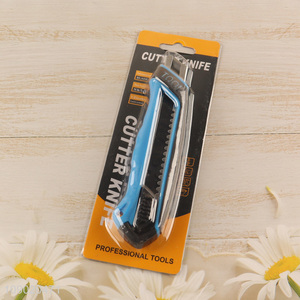 New Arrival 12mm Heavy Duty Utility Knife Carbon Steel Retractable Box Cutter