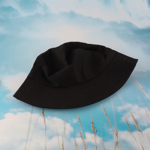 New product black children fashionable polyester fisherman hat for boys girls