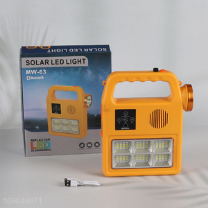 New Product Portable LED Solar Work Light Rechargeable LED Flood Light