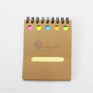 Wholesale Competitive Price Easy to Open Cowhide <em>Notebook</em> With Stick Note Pad