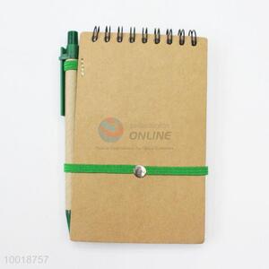 New Design Simple Rectangle <em>Notebook</em> with Elastic Binding and Pen Inside