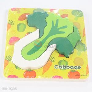 <em>Wood</em> Chinese Cabbage Vegetable Model Building Block Puzzle