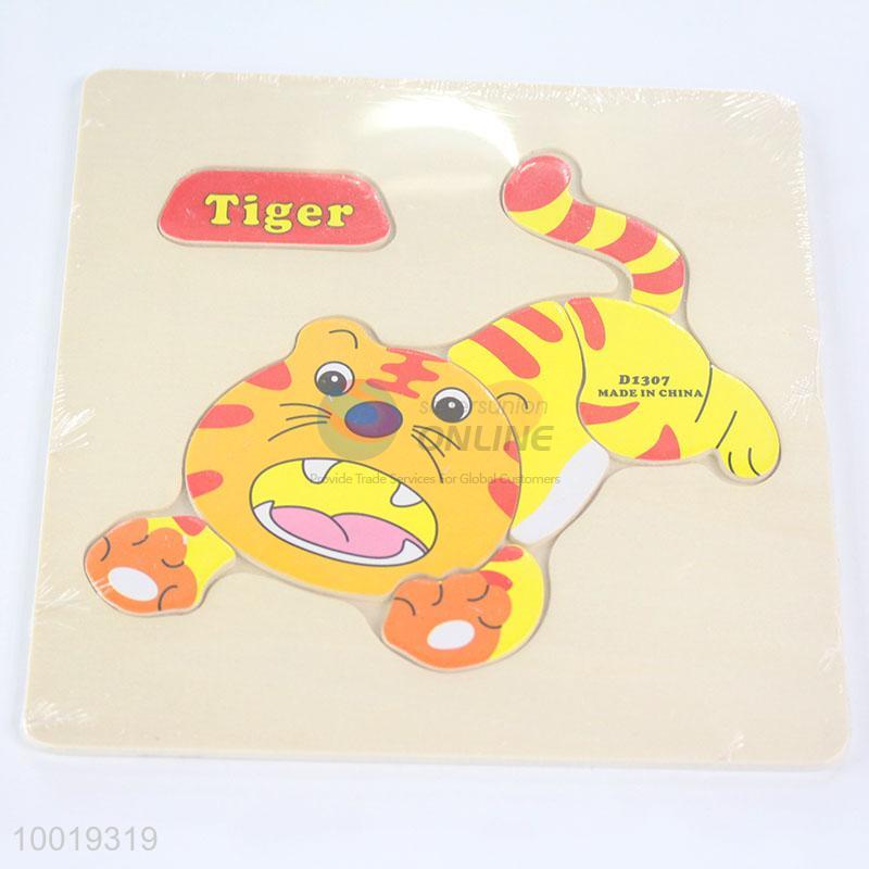 Tiger Model Building Block English Leaning Toys Wood Puzzle Sellersunion Online