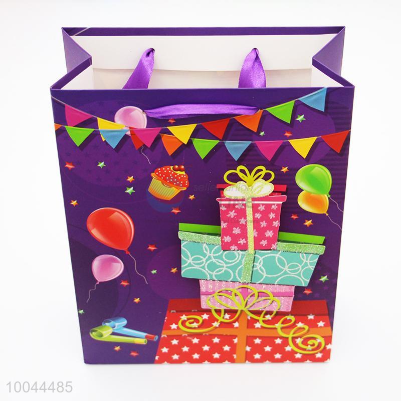 purple gift bags