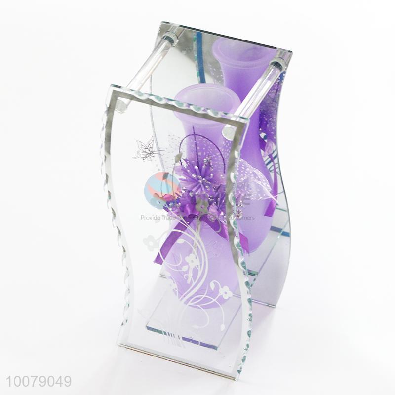 Purple Glass Vase Ornaments Sellersunion Online