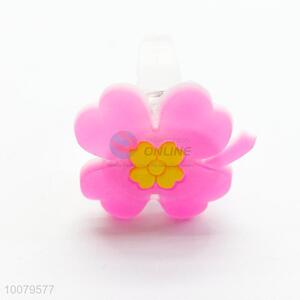 Pink Flower Led Toys Led Finger Ring Party Decorations