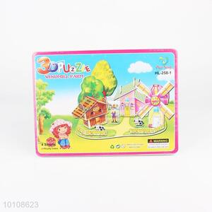 Cartoon windmill farm 3d <em>foam</em> puzzle gift for kids