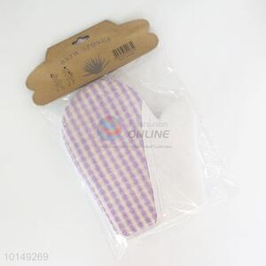 Good quality custom shower gloves/purple bath sponge