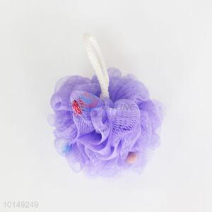 Wholesale purple shower scrubbie/net bath sponge