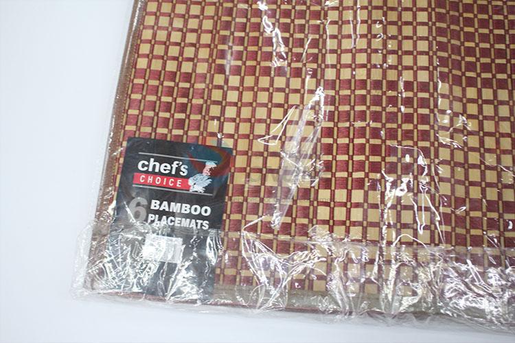 Factory price bamboo placemat