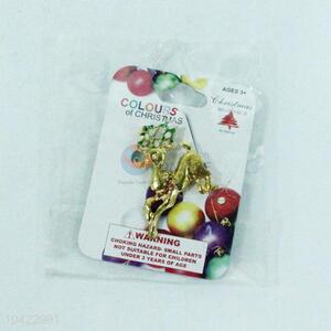 Crystal rhinestone deer christmas <em>jewellery</em> brooch