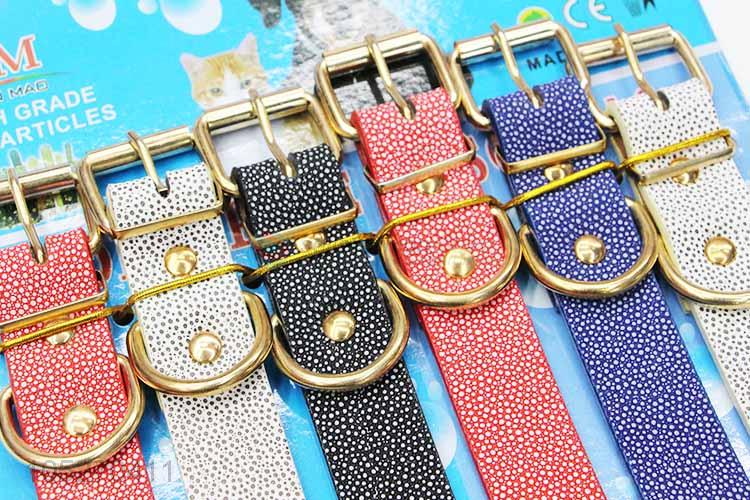 Bottom Prices Custom Leather Puppy Cat Pet Collars