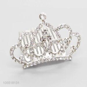 Modern Style Hair Accessories Fashion <em>Jewellery</em> Rhinestone Crown Tiaras for Bride