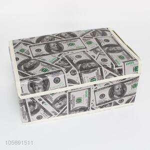 New style dollar printed nonwovens storage box