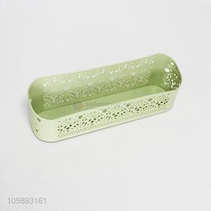 Good design delicate hollow out plastic storage basket