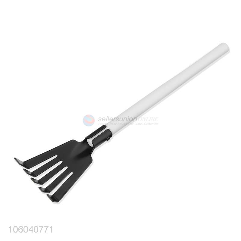 steel garden rake