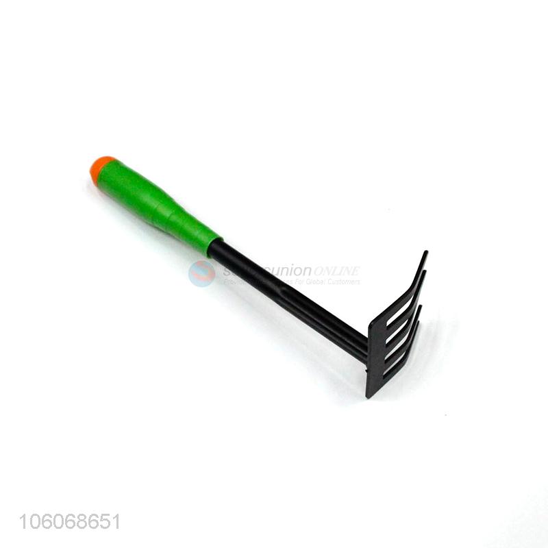 steel garden rake