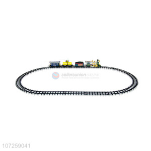 China supplier children electric battery operated rail train track toys