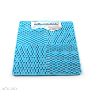 New products protective non-slip pvc bath mat with strong suction <em>cup</em>