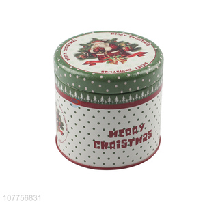 Hot Sale <em>Christmas</em> Gift <em>Box</em> Candy Jar Tin <em>Box</em>