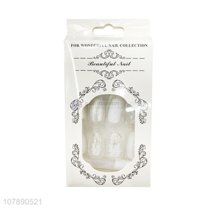 Hot Sale False Nail Tips Pre-Glued <em>Artificial</em> <em>Nails</em>