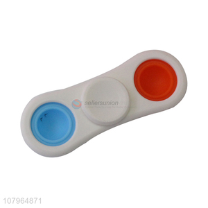 China imports simple dimple bubble fidget <em>finger</em> <em>spinner</em> toy