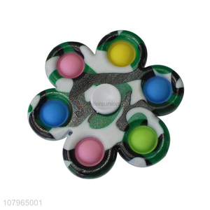 Factory wholesale simple dimple bubble fidget <em>finger</em> <em>spinner</em> toy