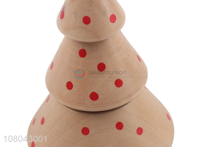 New arrival wooden Christmas tree hanging ornaments Christmas decoration