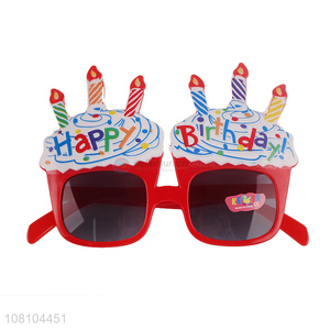 China <em>manufacturer</em> happy birthday party sunglasses for kids adults