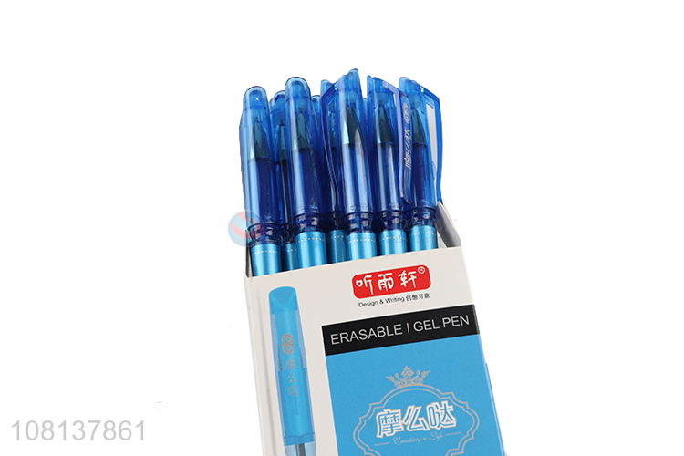 New design 12pieces erasable gel ink pens for school office