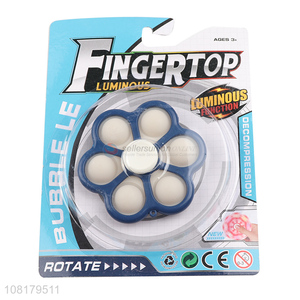 New arrival funny relax <em>finger</em> <em>spinner</em> luminous toys