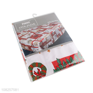 Popular Christmas Decoration Rectangle Tablecloth Wholesale