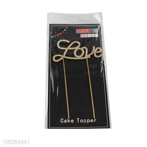 Top quality wedding <em>love</em> letter cake topper for decoration