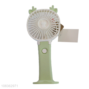 New arrival cartoon mini handheld <em>folding</em> fan rechargeable personal fan