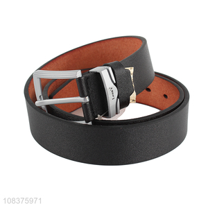 High quality single prong buckle <em>belt</em> pu <em>leather</em> <em>belt</em> for <em>men</em>