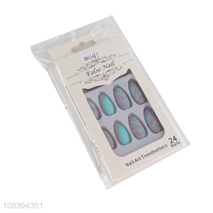 Wholesale hand painted fake <em>nails</em> <em>artificial</em> <em>nails</em> short false <em>nails</em>