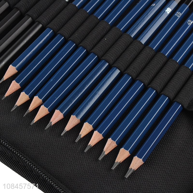 High quality sketch pencils drawing set for portable