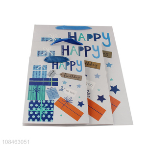 Good quality happy <em>birthday</em> packaging bag <em>gifts</em> bag for sale