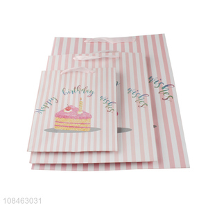 China factory paper <em>birthday</em> <em>gifts</em> packaging bag for sale