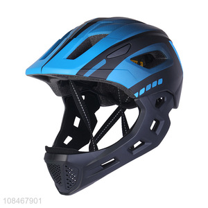 Hot selling kids full face bike <em>helmet</em> detachable bicycle <em>helmet</em> with rear light