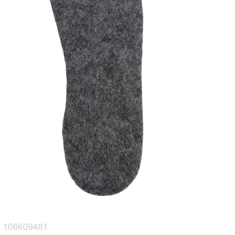 Good quality felt insoles winter warm insoles for men women