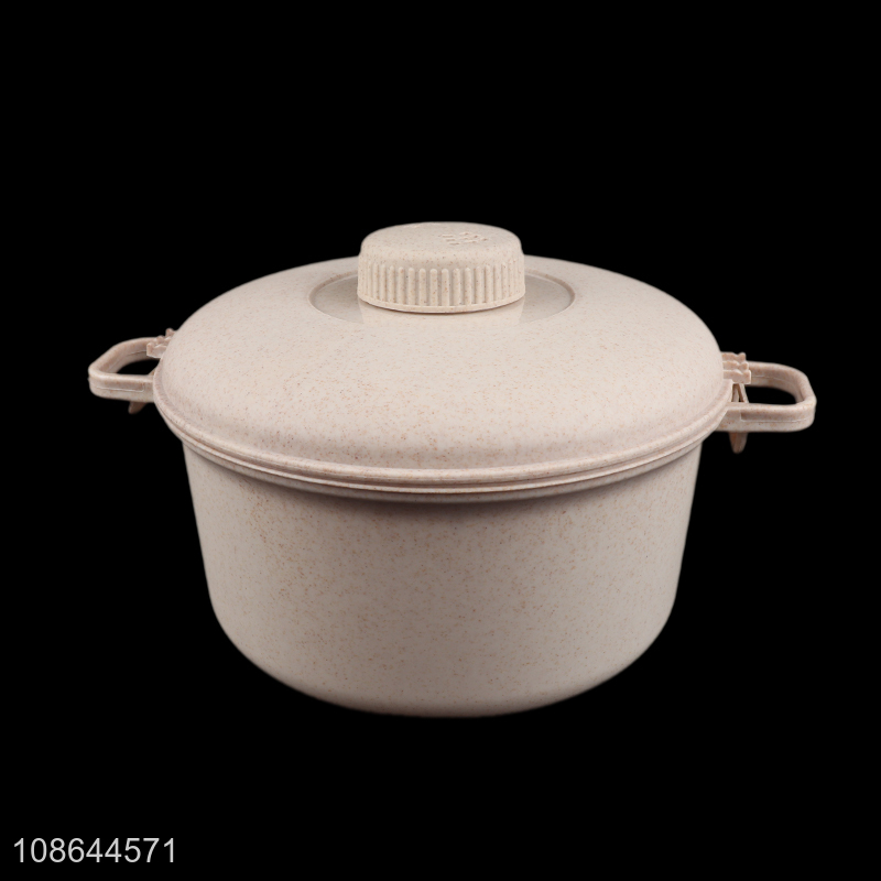 Good quality 2.8L microwave safe food grade plastic stockpot soup pot