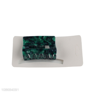 High quality cellulose acetate metal hair claw clips <em>birthday</em> <em>gifts</em>