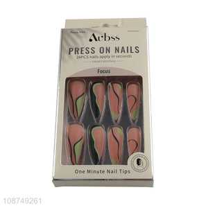 Wholesale Price Press On <em>Nails</em> <em>Artificial</em> Nail Tips